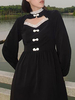 Chinesischen Stil Lolita OP Kleid Schwarz Rüschen Lolita One Piece Kleider