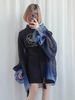Chinesischen Stil Lolita vertuschen drucken Ombre Quaste Chiffon Lolita Oberbekleidung