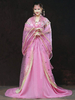 Chinesisches traditionelles Kostüm weibliches heißes rosa Tüll-Hanfu-Kleid Alte Tang-Dynastie-Kleidung 3 Stück