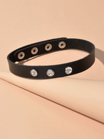 Choker Halsketten Kunstleder Damenschmuck