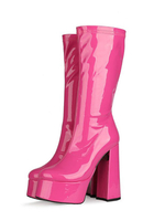 Chunky Plateaustiefeletten für Damen