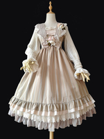 Classic Lolita JSK Kleid Infanta Bows Lolita Jumper Röcke