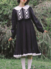 Classic Lolita OP Dress Schwarzes Lolita One Piece Dress zum Schnüren