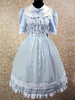 Classic Lolita OP Kleid Baby Blue Rüschen Lolita One Piece Kleider