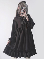 Classic Lolita OP Kleid Black Bows Lolita One Piece Kleider