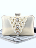Clutches Hochzeit Braut Perlen Strass Perlen Party Abend Handtaschen