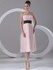 Cocktailkleid aus Chiffon in Rosa