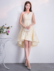 Cocktailkleider Narzissen Lace Short Sleeveless Asymmetrische Short Graduation Party Dress