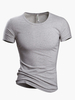 Cool T-Shirt 2020 aus Baumwolle mit Rundkragen und kurzen Ärmeln für Alltag im casualen Stil und Herren