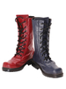 Cosplay Frauen Selbstmordkommando Schuhe Rot Cosplay Lederstiefel Erwachsene Spiel Personalisiert