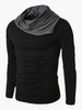 Cowl Neck Langarm T-Shirt 2020 aus Baumwolle