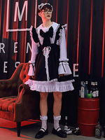 Cross Dresser Lolita OP-Kleid mit langen Ärmeln Lolita Kleider Outfit