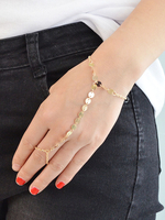 Damen Armband Metall Armkette im schicken & modischen Style für Damen