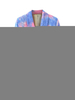 Damen Blazer Lila Turndown Kragen Langarm Tie Dye Cotton Jacken