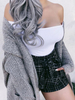Damen Casual Strickjacken Langarmtaschen Vorne offen Strickwaren