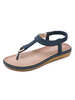 Damen Flache Sandalen Flaches Leder Elegant