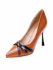 Damen Heels Slip-On Spitzschuh Pfennigabsatz Fashion Pumps