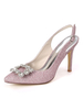 Damen High Heel Schuhe Pointed Toe Strass Party Abendschuhe