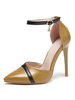 Damen High Heels Plus Size Pointed Toe Knöchelriemen Pumps
