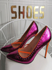 Damen High Heels Slip-On Spitze Zehen Stiletto Heel Mode Plus Size Rose Sexy Heels