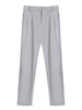 Damen Hosen Grau Polyester Natural Waist Harem Hose