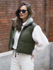 Damen Jacke Stehkragen Reißverschluss Polyester