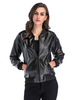 Damen Jacken Stehkragen Langarm Reißverschluss Classic Field Schwarze Baumwolle Winterjacke Oberbekleidung