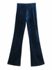 Damen Jeans Blue Bell Bottoms Baumwolle Schlaghose Cowboy Denim Hose