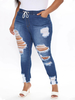 Damen Jeans Cowboy Denim