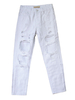 Damen Jeans Cowboyhose Weiße lange; eng anliegende Jeanshose mit gerader Passform