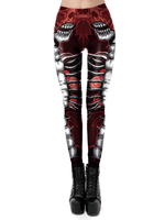 Damen Karneval Kostüm Kostüme Dunkelrote Damen Stretchhosen Polyester Skinny Holidays Kostüme