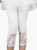 Damen Leggings 2021 Baumwoll-Fasern Lace gemütliche Damen Leggings