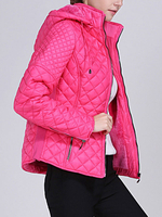 Damen Puffer Mäntel Ecru Weiß Langarm Klassische Wintermantel Oberbekleidung
