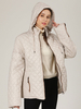 Damen Puffer Mäntel Royal Ecru Weiß Langarm Oberbekleidung