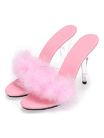 Damen Sandaletten aus mit Stilettos im schicken & modischen Style für Abend und Sommer sexy Pantoletten und Damen