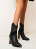 Damen-Stiefel Kurze Stiefel Coffee Brown Spitzschuh 3.5\