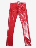 Damen Strumpfhose Rot Ammoniak Latex Sexy Pants