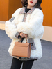 Damen weiße Jacke Polyester Langarm Wärmeschutz Winterjacke