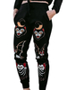 Damenhose Schwarze Polyester Hochhose Gerade Hose Lange Hose