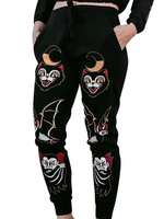 Damenhose Schwarze Polyester Hochhose Gerade Hose Lange Hose