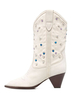 Damenkegelabsatz Mid Calf Stiefel in Stiefeln