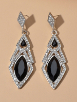 Dangle Ohrringe Black Statement Ohrringe
