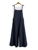 Dark Navy Polyester lose Sommer ein Stück Outfit