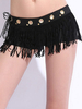 Denim Shorts mit Fransen