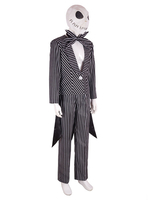 Der Albtraum vor Weihnachten Jack Skellington Cosplay Kostüm