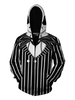 Der Albtraum vor Weihnachten Jake Overcoat Polyester Schwarzes Kapuzenhemd Anime Hoodies