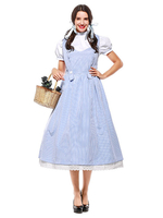 Der Zauberer von Oz Dorothy Kleid Cosplay Kostüm Halloween
