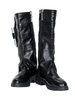 Die mandalorianischen Cosplay-Schuhe Schwarze PU-Leder-Acetat-Futterstiefel TV-Film Star Wars Cosplay-Stiefel