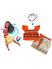 Disney Animation Moana Orange Cosplay Kostüm 3-teiliges Set