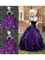 Disney die kleine Meerjungfrau Ursula Kleid Cosplay Kostümb Halloween